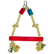 Іграшка для птахів TETRAPET Dodo, гойдалка на мотузці, 33 см