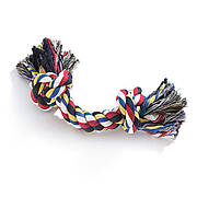 Іграшка для собак CAMON канат грейфер Кісточка з двома вузлами, 45 см, 700 гр