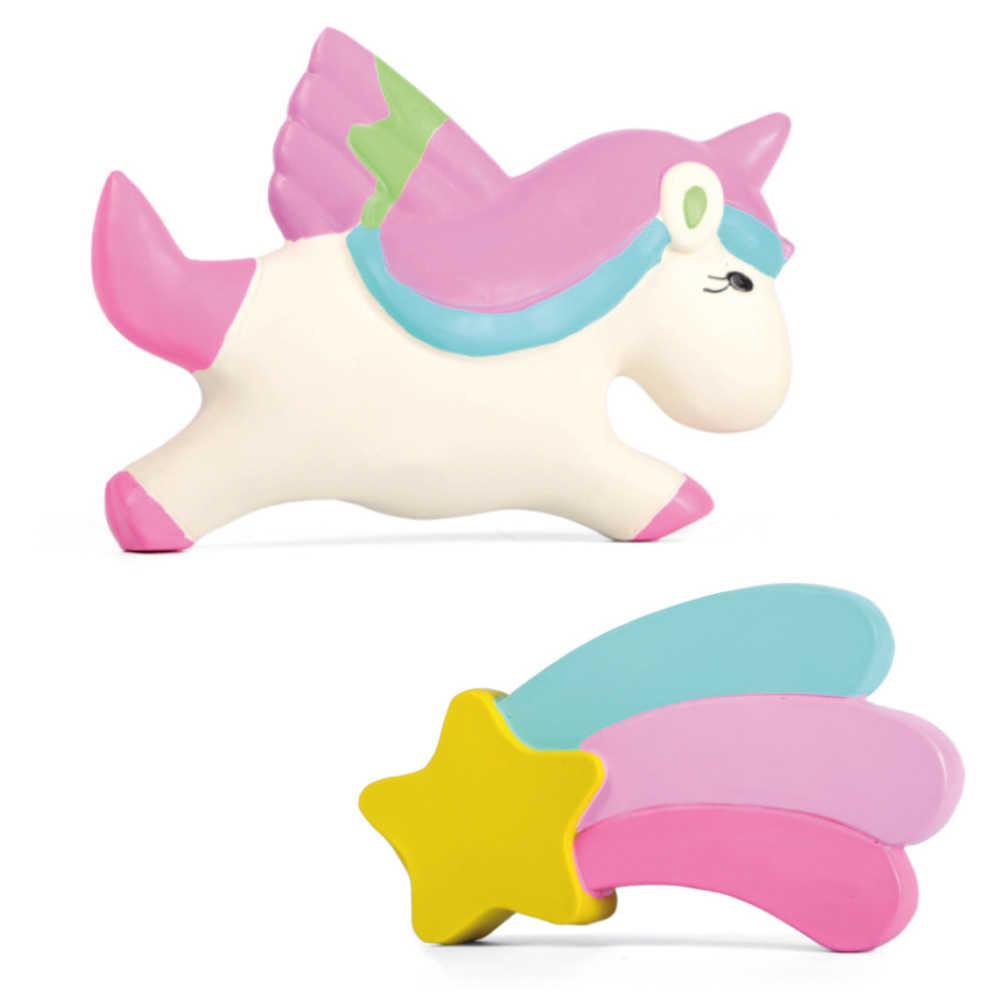 Іграшка для собак CROCI Fairy tale, казковий єдиноріг латекс, пищалка, 14 см, фото 1