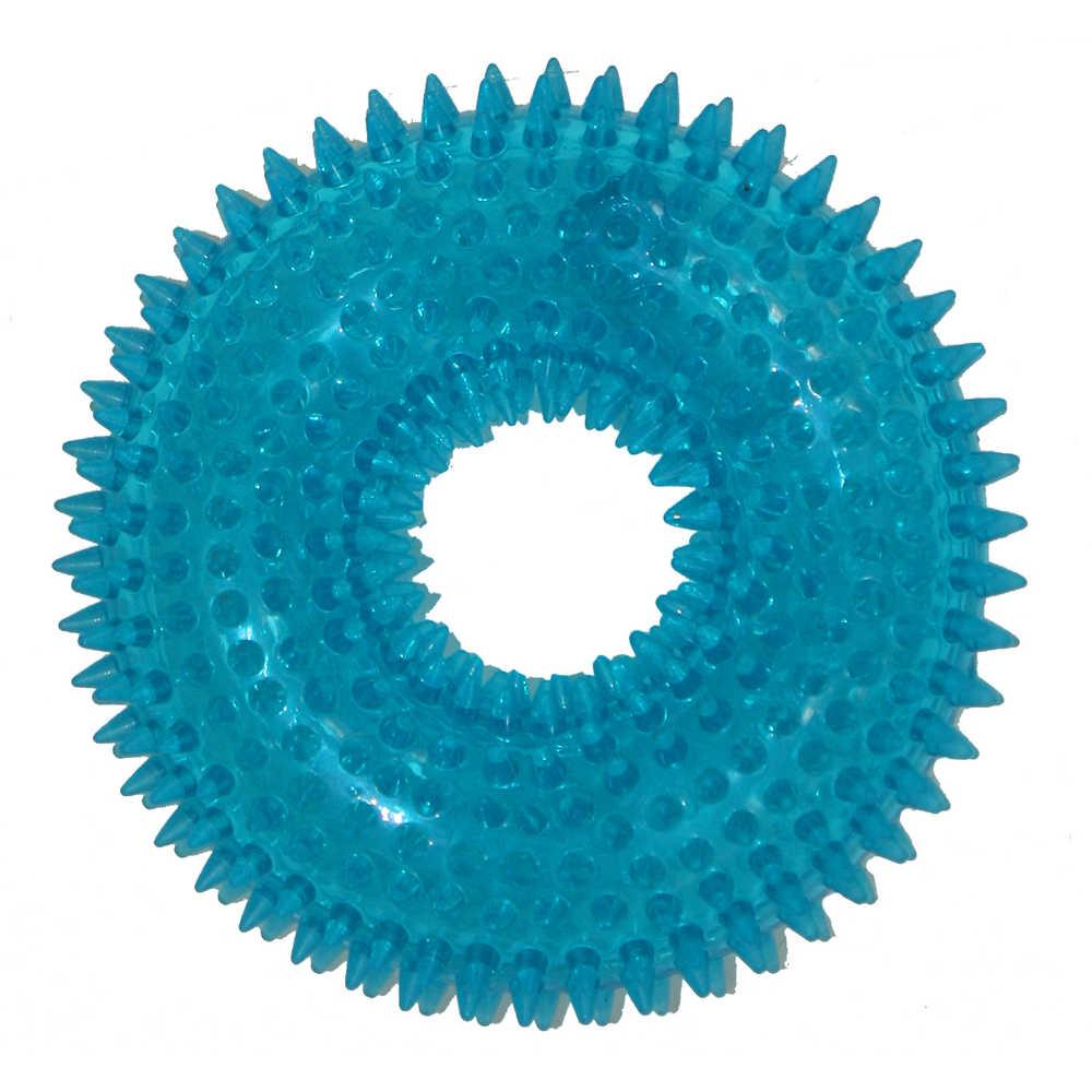 Іграшка для собак CROCI бублик з шипами, силікон, 13 см, фото 1