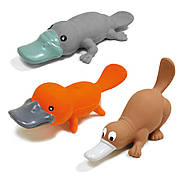 Іграшка для собак CROCI Качкодзьоби, вініл, з пищалкою, 19 см