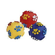 Іграшка для собак CROCI М'яч з лапкою, вініл, 8 см