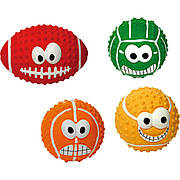 Іграшка для собак CROCI М'ячі з посмішкою асорті, латекс, 7,5 см