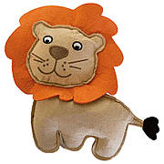 Іграшка для собак CROCI плюшевий лев, 20*14 см