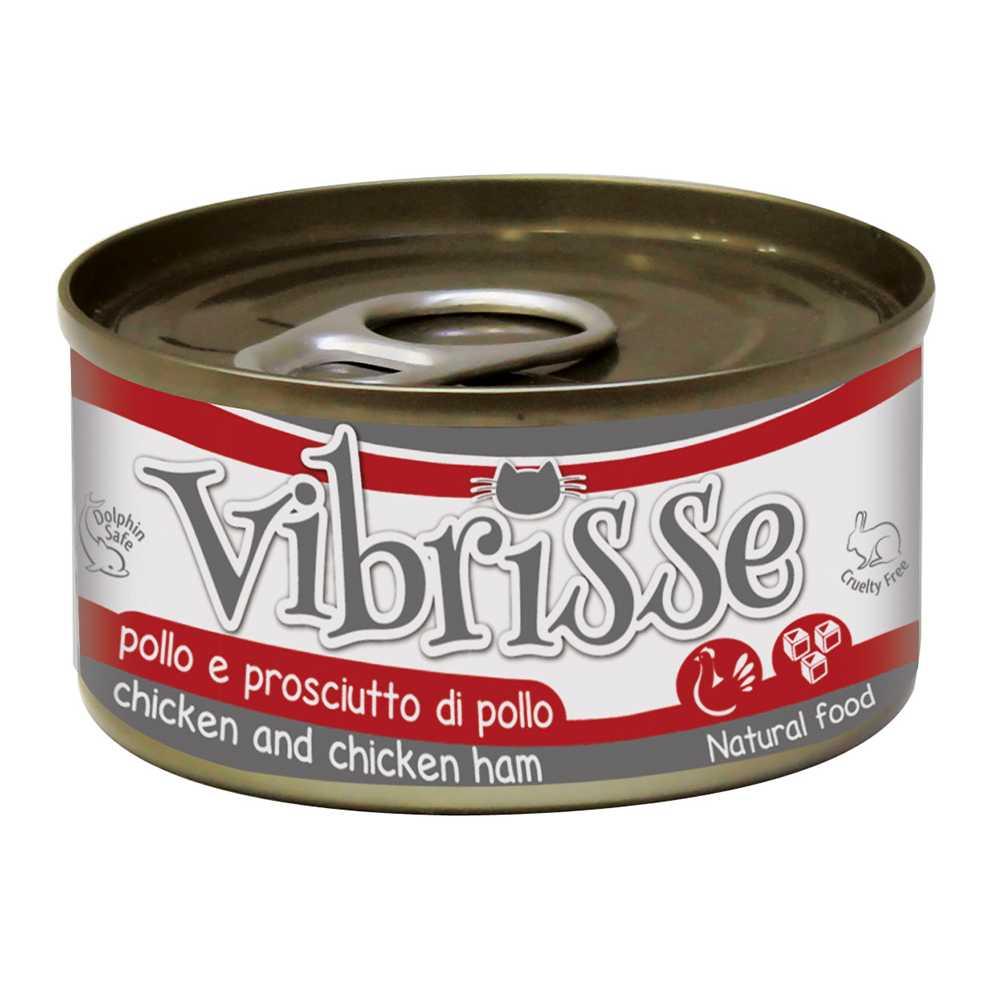 Конс. для котів CROCI VIBRISSE, курка/шинка, 70 г, фото 1