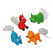 Іграшка для собак CROCI Хвостаті, вініл, з пищалки, 25 см