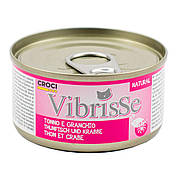 Конс. для котів CROCI VIBRISSE, тунець/краб, 70 г