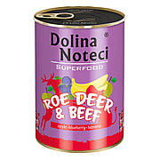 Консерва Dolina Noteci Superfood для cобак з коcулею та яловичиною,400 гр