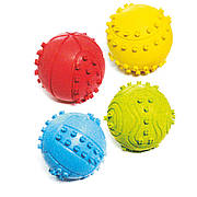 Іграшка для собак TETRAPET Dental Gum, м'ячик гумовий з шипами, 7 см
