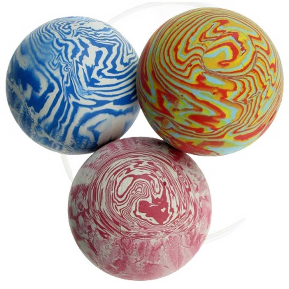 Іграшка для собак TETRAPET Dental Gum, м'ячик гумовий, різнокольоровий, 9 см, фото 1