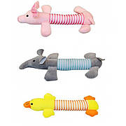 Іграшка для собак TETRAPET Expert, плюшеві тваринки, 25 см