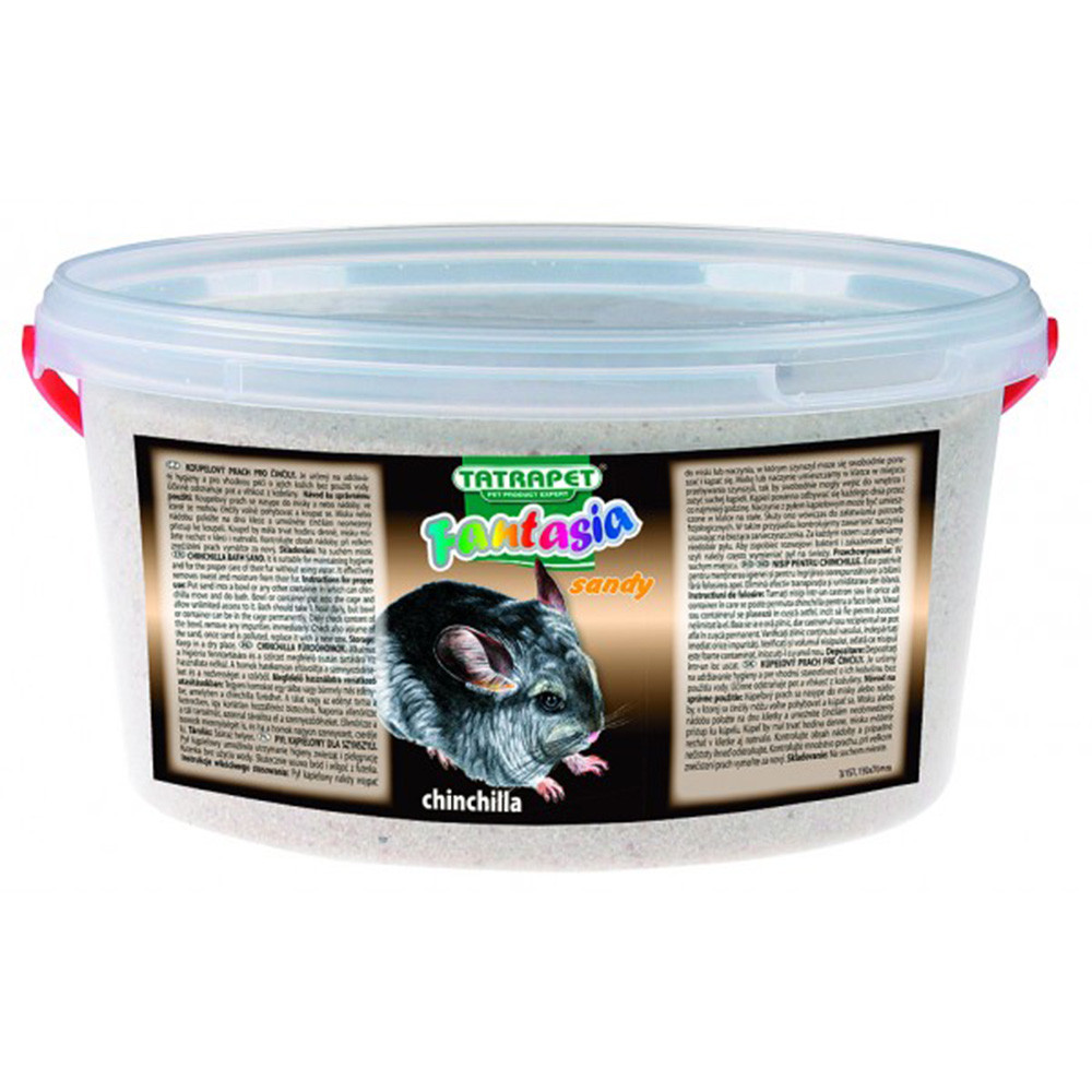 Пісок для шиншил TETRAPET Fantasia, 1,5 кг у відрі, фото 1