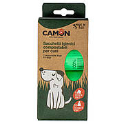 Пакети для собачих фекалій CAMON, біорозкладні, 8 штx15 пак