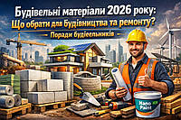 Будівельні матеріали 2026 року: що обрати для будівництва та ремонту? Поради будівельників