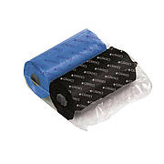 Пакети для собачих фекалій CROCI, кольорові чорний / синій