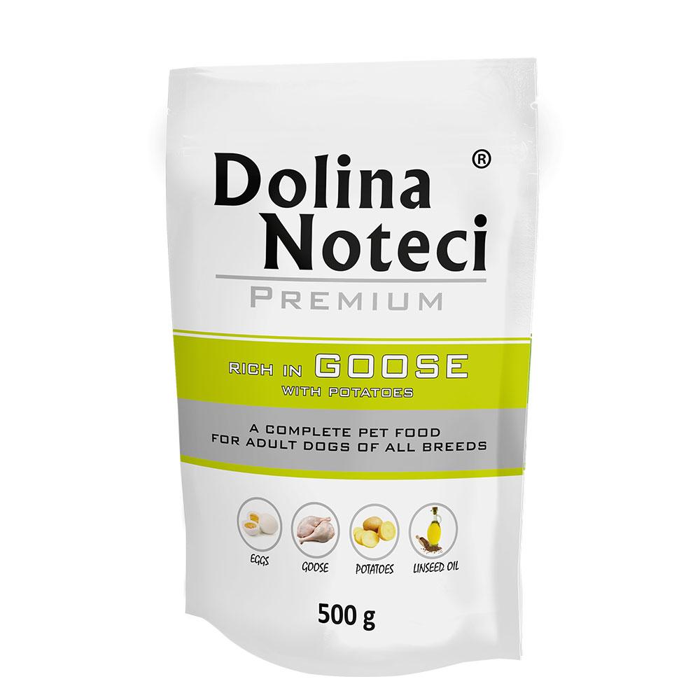 Пауч Dolina Noteci Premium для собак з гускою та картоплею, 500 гр, фото 1