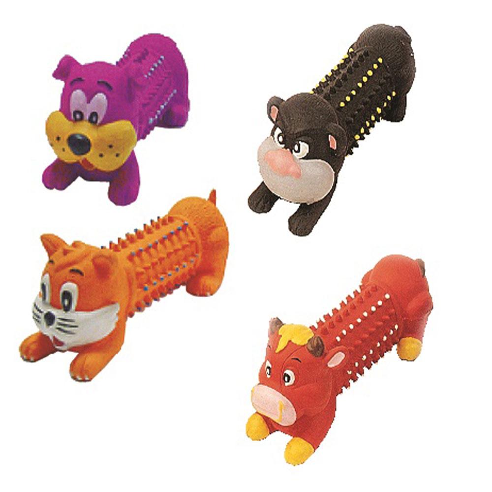 Іграшка для собак TETRAPET Toys Fun, латексні тваринки, 18-20 см, фото 1