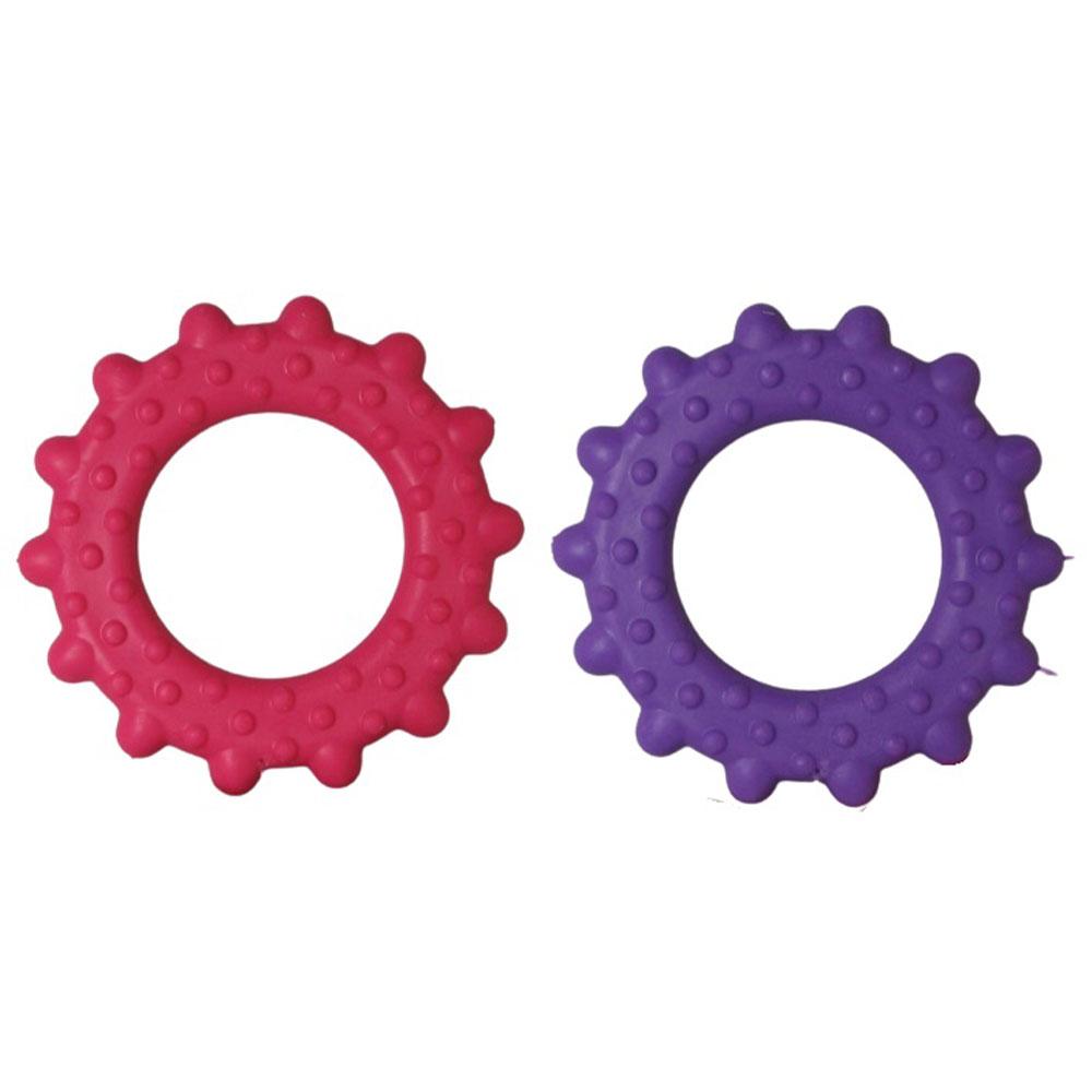 Іграшка для собак TETRAPET York, латексне кільце, 8,5 см, фото 1