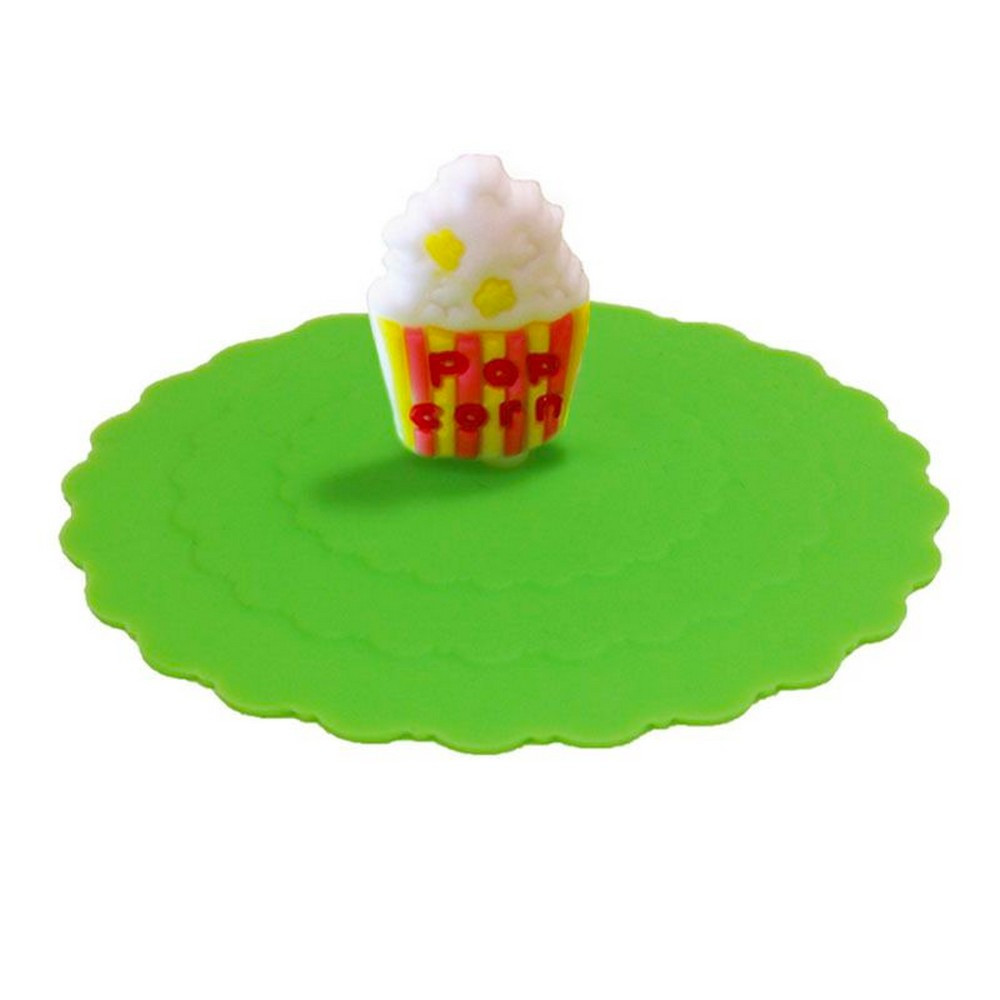 Кришка для консерви CROCI, силіконова, зелена, Ø10 см, фото 1