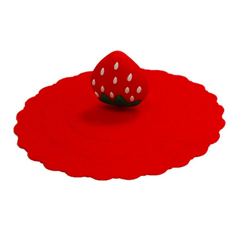 Кришка для консерви CROCI, силіконова, червона, Ø10 см, фото 1