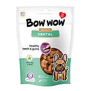 Ласощі для собак "Bow wow" 60гр, Dental снеки,здорові зуби та ясна