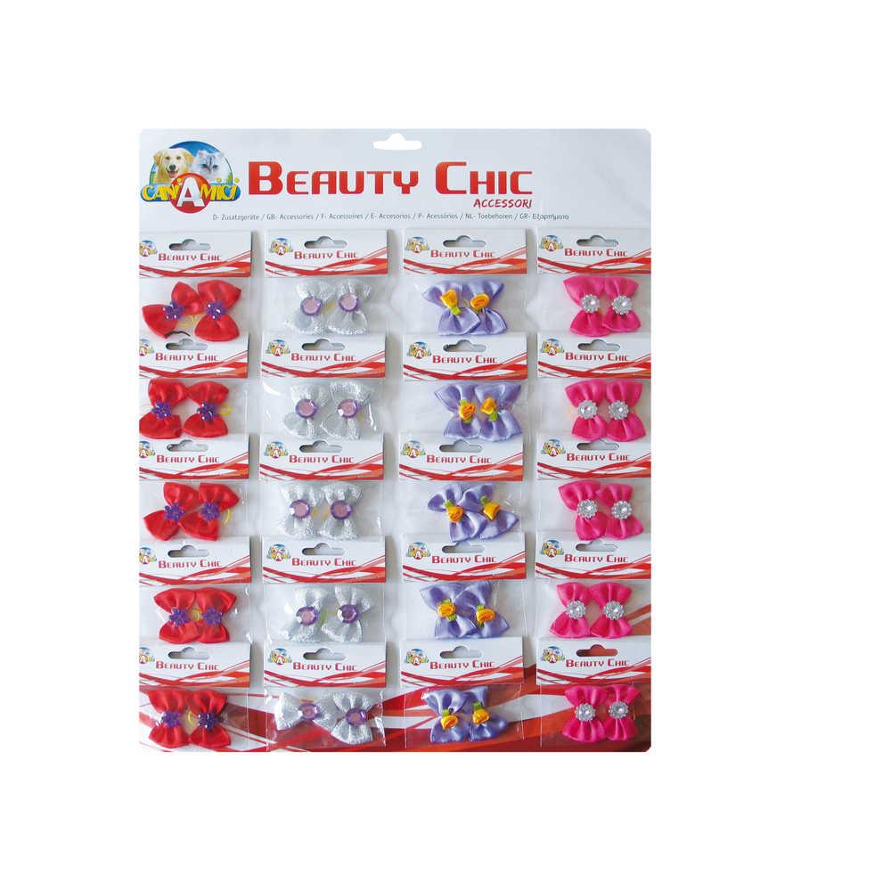 Бантики для собак 35мм, 2шт. в упак./20 шт.на планшете(4 вида)/(ціна за 2 бантика), фото 1