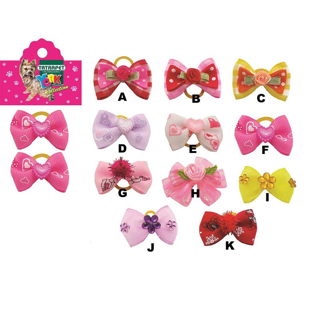 Бантики для собак TETRAPET York, 3-3,5 см, 2 шт, фото 1