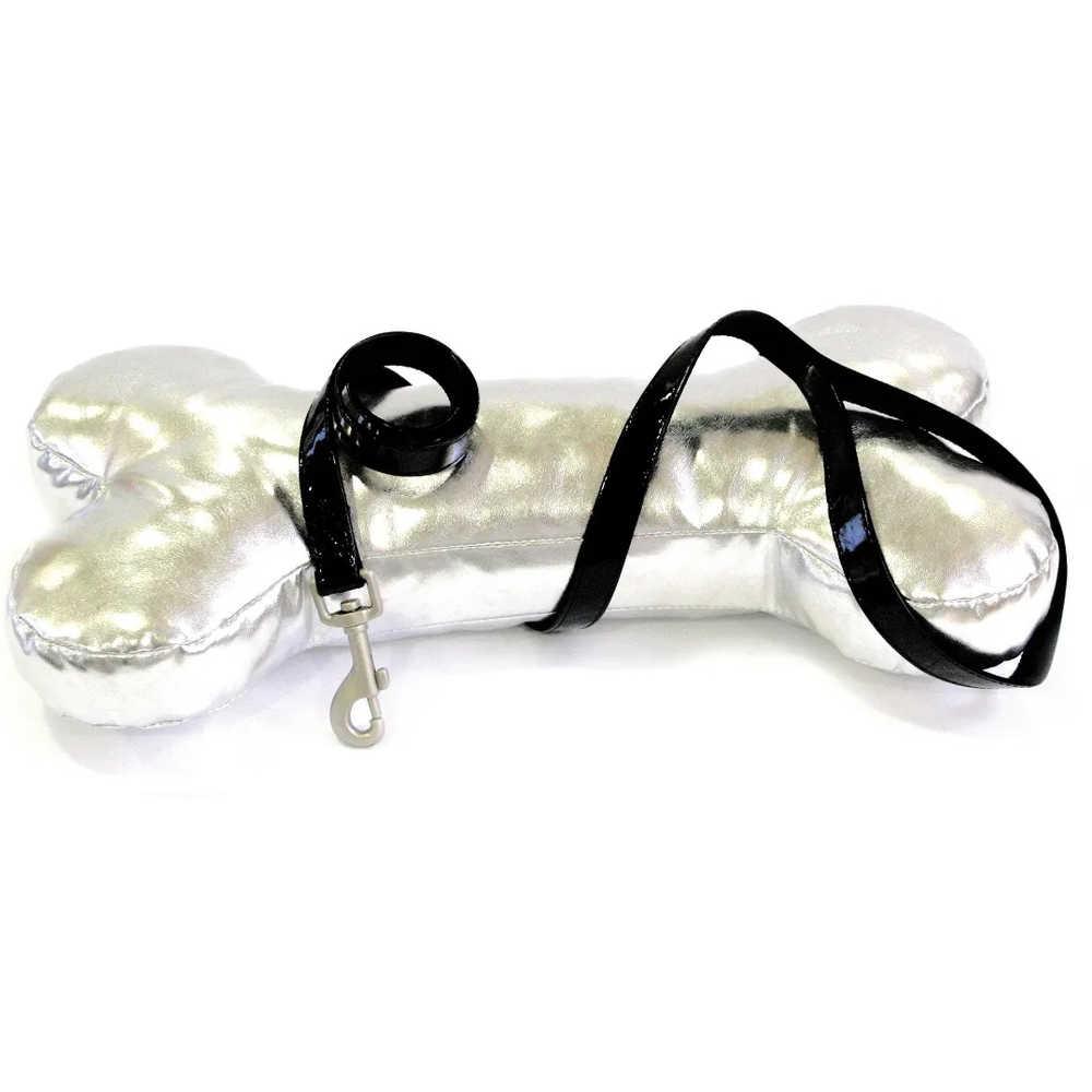 Повідець для собак CROCI GLOSSY, чорний, 120x1,5 см, фото 1