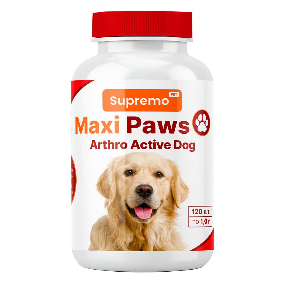 Вітаміни MAXI PAWS артро для собак, 120 табл.*1 гр, фото 1
