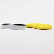 Гребінець для собак, довгий зуб "Пухнастик"2,9*20,5 см