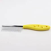 Гребінець для собак, різний зуб "Пухнастики" 2,9*18,5 см