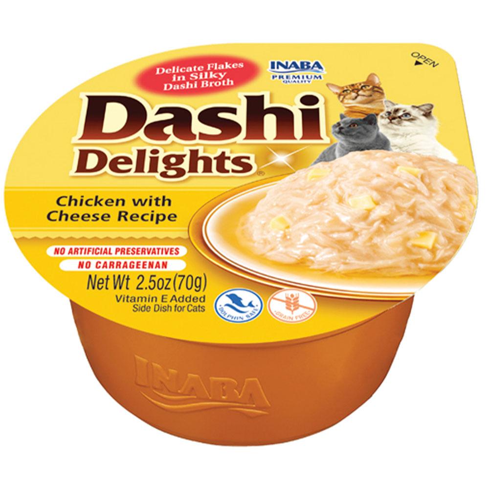 Ласощі INABA "DASHI Delights" для котів, курка з сиром, 70 гр, фото 1