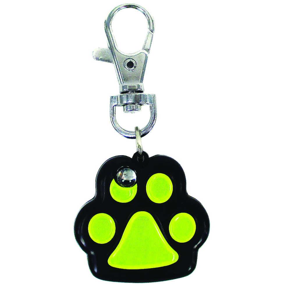 Світлодіодна підвіска для собаки TETRAPET Expert, лапка, 3,5*7*1,2 см, фото 1
