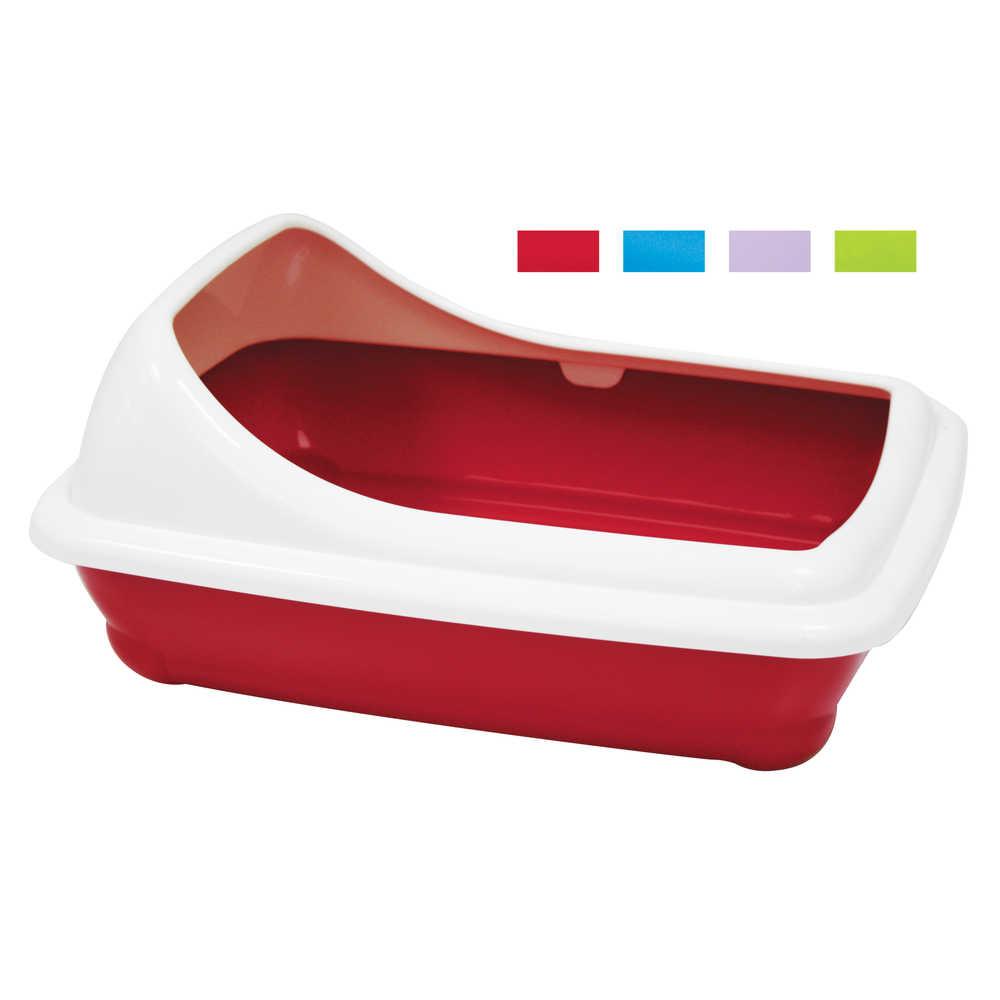 Туалет для кішок CROCI BIRBA з високою рамкою, 46x35x20 см, фото 1