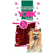 Ласощі для собак TETRAPET York, в'ялене м'ясо качки, 50 г