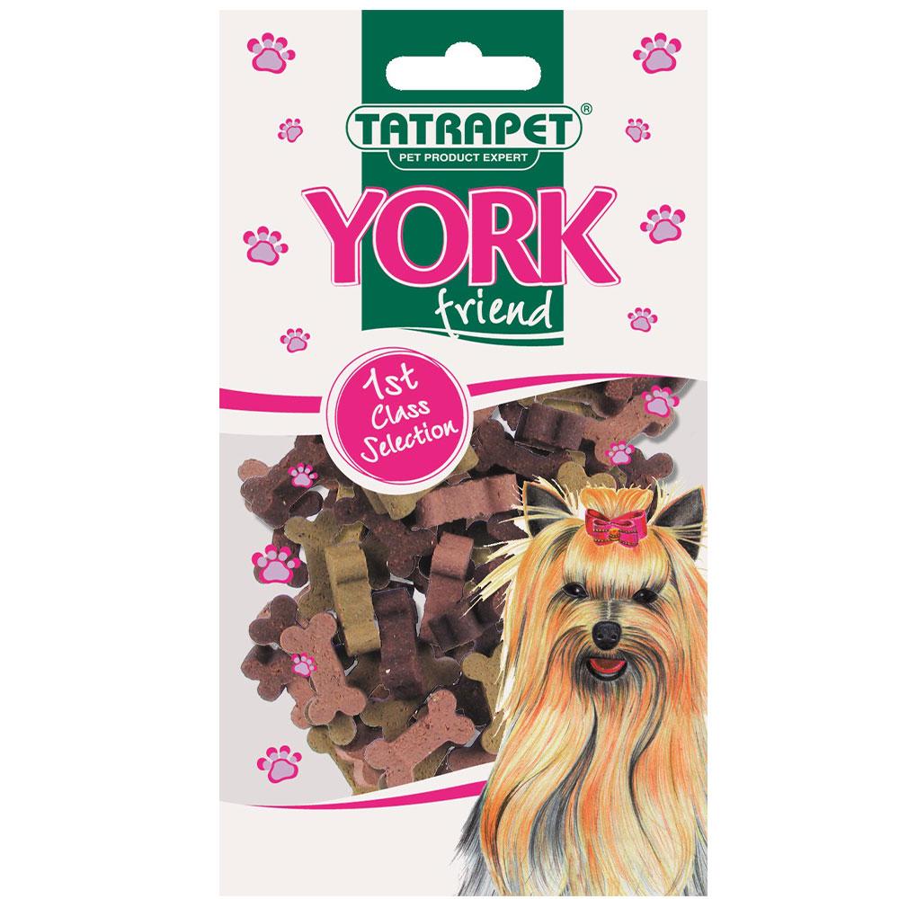 Ласощі для собак TETRAPET York, снекі-мікс з куркою, яловичиною, беконом, 70 г, фото 1