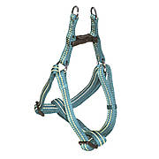 Шлея CROCI SOFT REFLECTIVE, світловідбиваюча, м'яка, блакитна, нейлон, 50-65x2 см