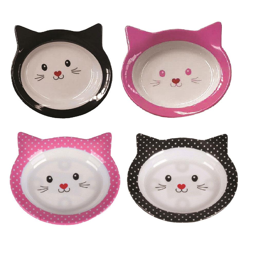 Миска TETRAPET для котів, пластикова, 16,5*15*2,8 см, фото 1