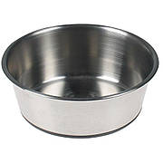 Миска TETRAPET з нержавіючої сталі з прогумованим дном, 0,55л /11 см