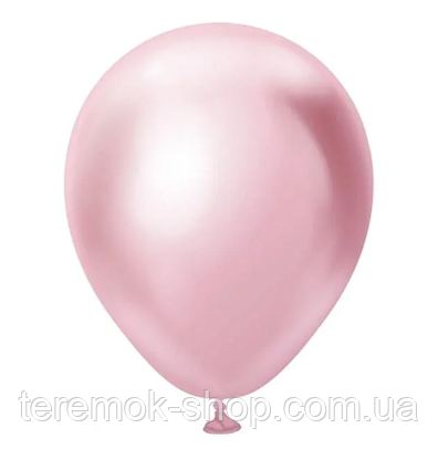 Кулі латексні хром рожевий, повітряна куля 30 см 12" Китай