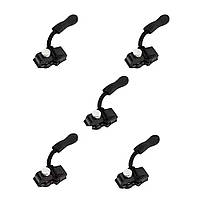 Набір знімних бігунків для блискавки чорні 5 шт розмір L (OK0089_3)