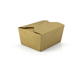 Ланч-бокс №1 крафт 113*90*64, 50 шт/уп, 500 шт/ящ.