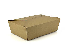 Ланч-бокс №3 крафт 196*140*65, 60 шт/уп, 240 шт/ящ.