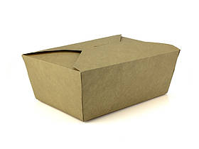 Ланч-бокс №4 крафт 196*140*85, 60 шт/уп, 240 шт/ящ.