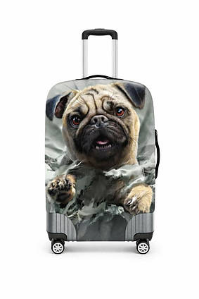 Чохол на валізу ⬩ Мопс із тобою CooLost ⬩ S ручна поклажа