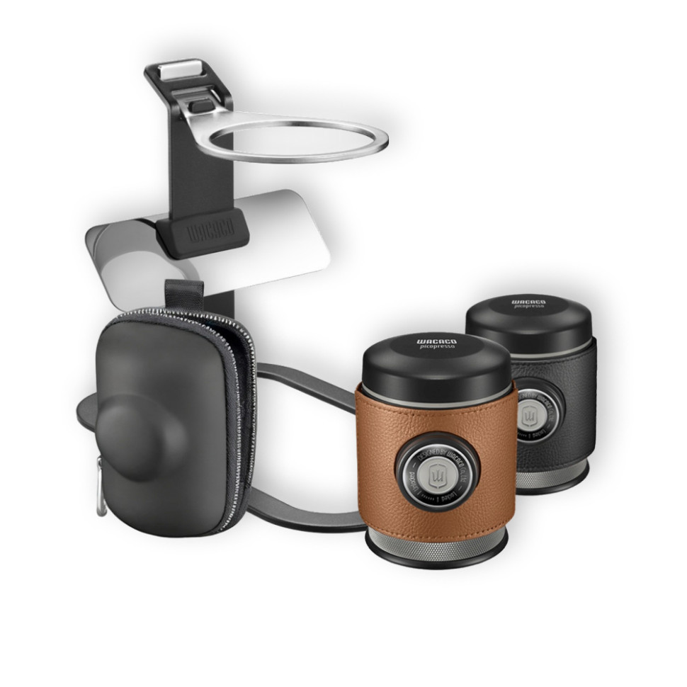 Набір для кави Wacaco Picopresso: еспресо-кавоварка, чохли та стенд-підставка Baumar - Время Покупать