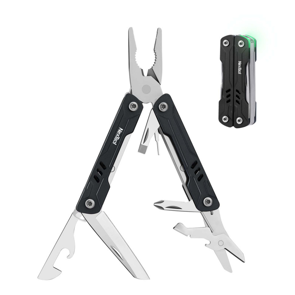 Мультитул NexTool Mini Sailor Pliers S11 чорний Techno-Torba Гарант Качества
