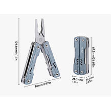 Мультитул NexTool Mini Sailor Pliers S11 чорний Techno-Torba Гарант Качества, фото 3
