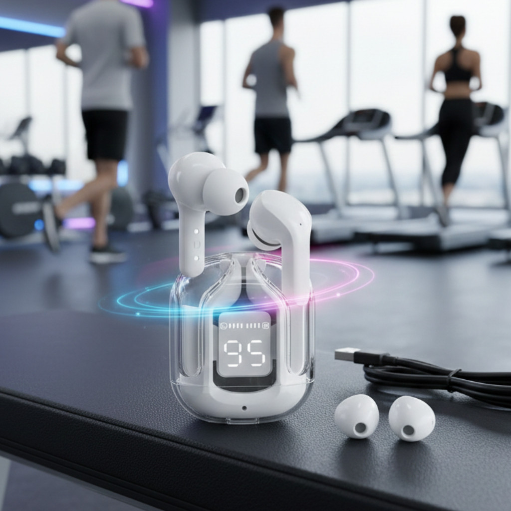 Навушники Air31 XT16 Bluetooth 5.0, ENC, Type-C, 20 год роботи, водозахист IPX4, фото 1