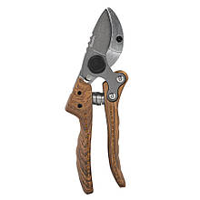Секатор з ковадлом для обрізки гілок, сталь 
SK5, V-SERIES, KT-V1082